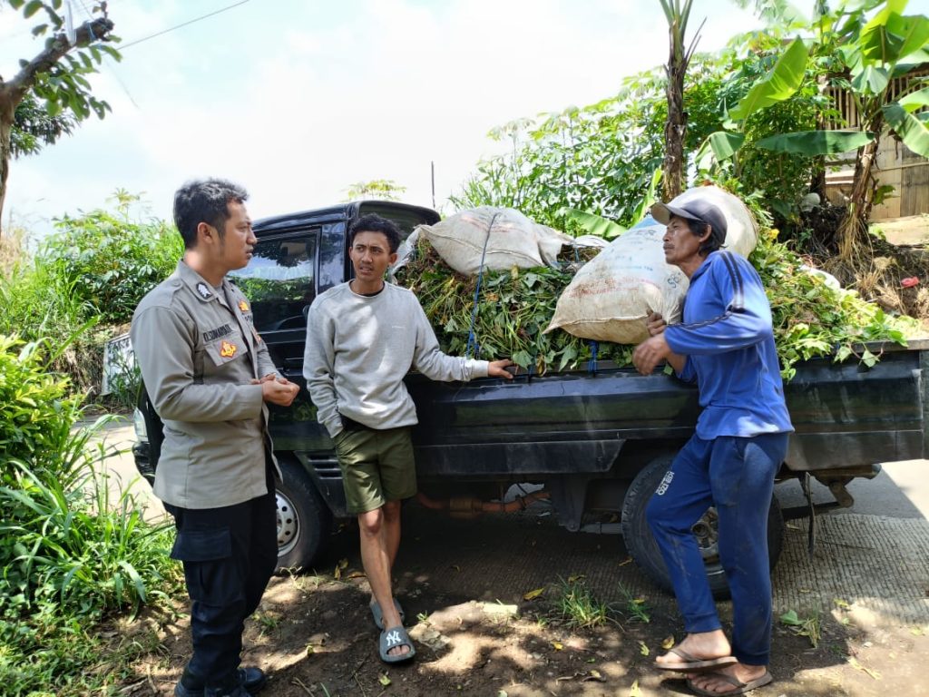 Polsek Sukaraja Laksanakan Kunjungan Ke Sejumlah Petani