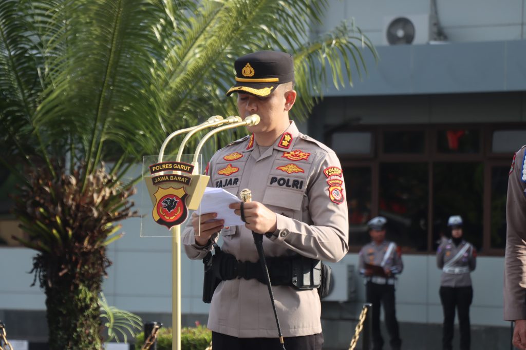 Kapolres Garut Pimpin Upacara Hari Kesadaran Nasional Polres Garut