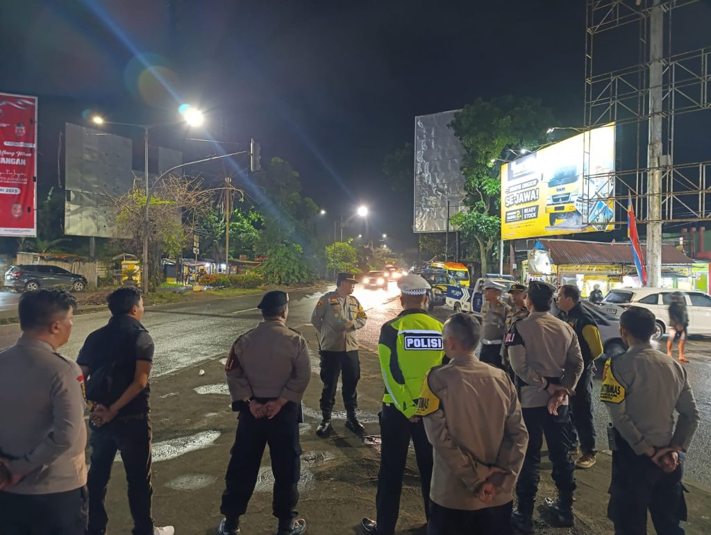 Antisipasi Kriminalitas Malam Minggu, Polsek Gabungan Rayon Selatan Gelar KRYD