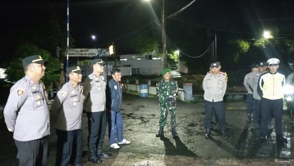 Polsek Warudoyong Gelar Apel Malam, Dalam Rangka Menjelang Pelaksanaan Patroli KRYD