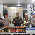 Polres Garut Kembali Amankan Ratusan Knalpot Brong Dalam KRYD