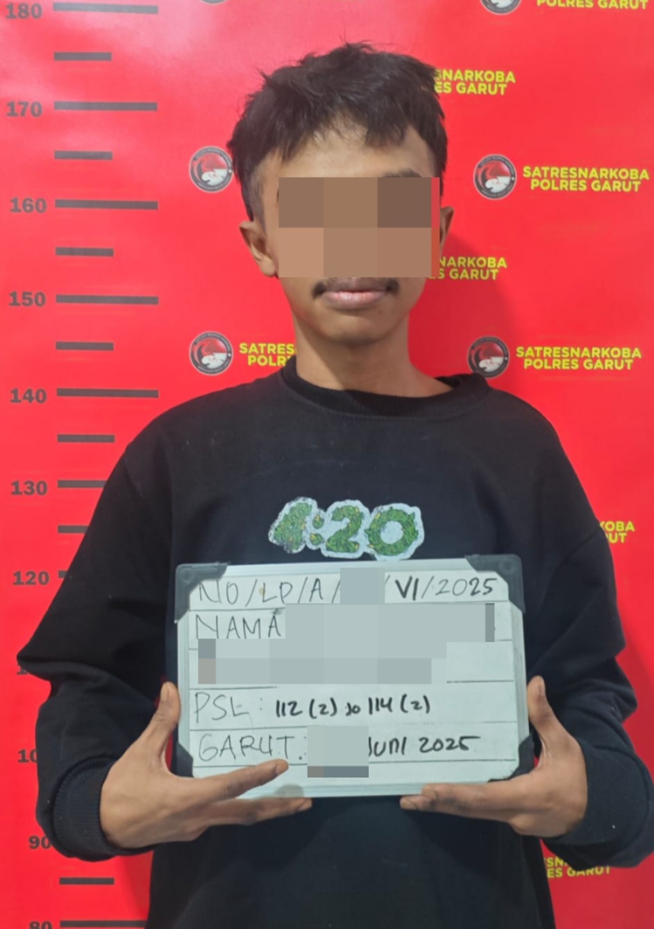 Polres Garut Kembali Ungkap Kasus Peredaran Tembakau Sintetis, Seorang Oknum Mahasiswa Diamankan