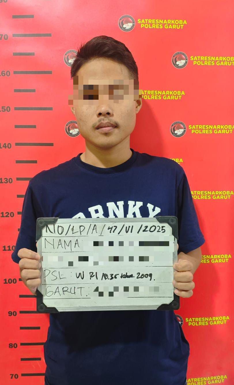 Polres Garut Ungkap Peredaran Tembakau Sintetis, Oknum Mahasiswa Diringkus dengan 396 Gram Sintetis