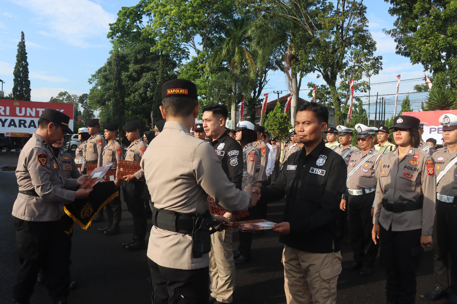 Polres Garut Raih Juara 1 Pelayanan 110 Terbaik se-Jawa Barat
