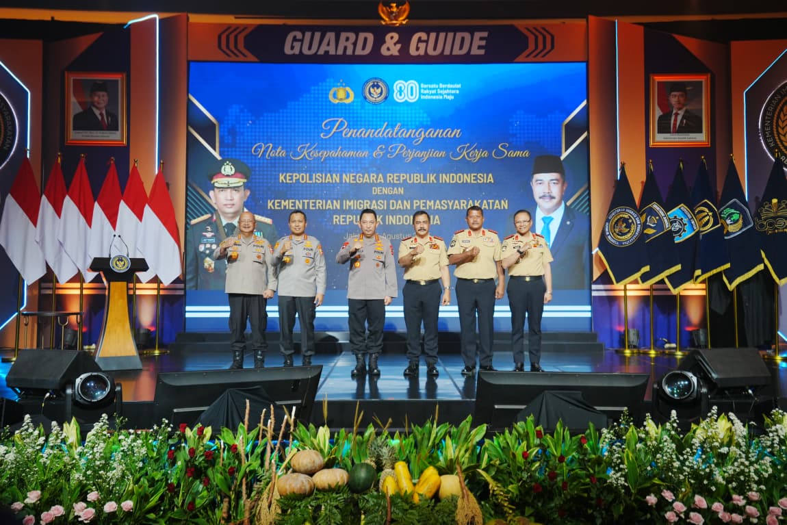 Teken Nota Kesepahaman dengan Kementerian Imipas, Kapolri Harap Sinergisitas Makin Optimal