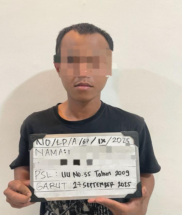 Polres Garut Bekuk Kurir Sabu