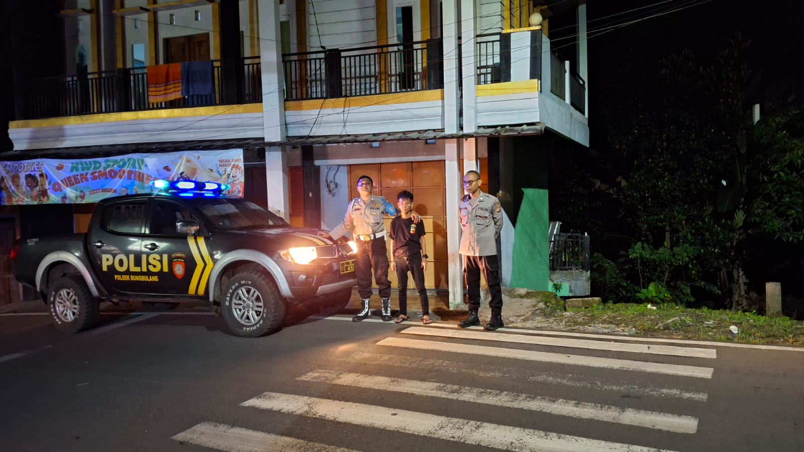 Jaga kondusifitas, Polres Garut Amankan Puluhan Botol Miras dan Knalpot Brong Dalam KRYD