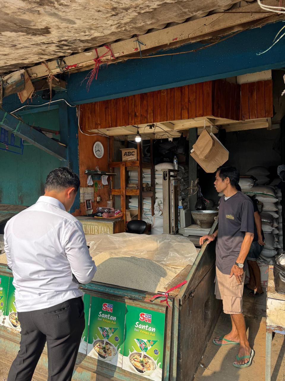 Satgas Pangan Polres Garut Pastikan Harga Beras Stabil, Tak Ada Penimbunan di Pasar Tradisional