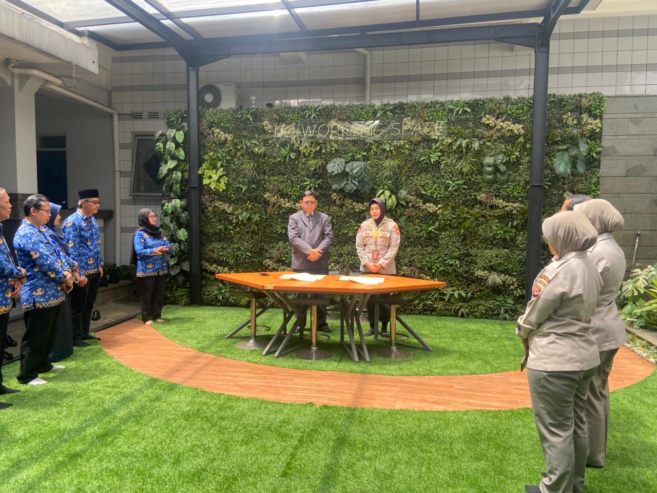 Polda Jabar dan Dispusipda Jalin Kerja Sama Tingkatkan Kompetensi Arsip Digital