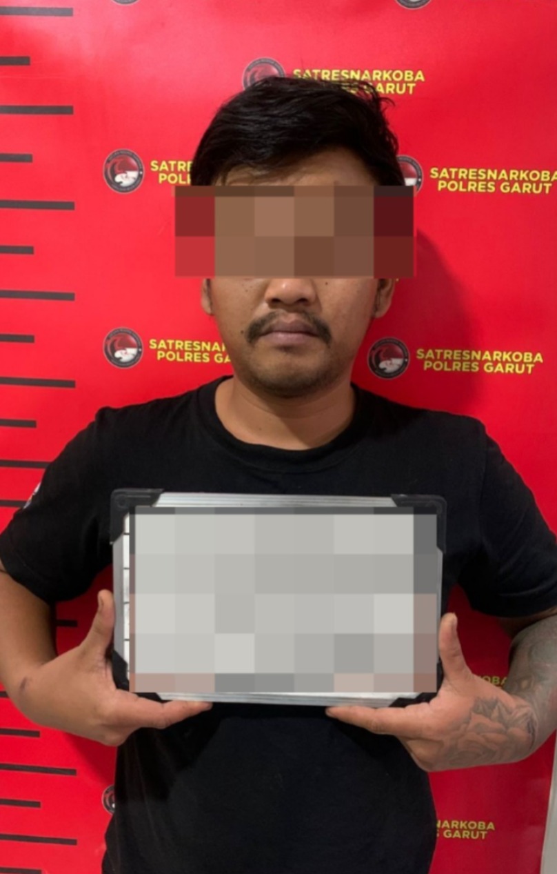 Satresnarkoba Polres Garut Ungkap Kasus Peredaran Narkoba Jenis Sabu di Wanaraja