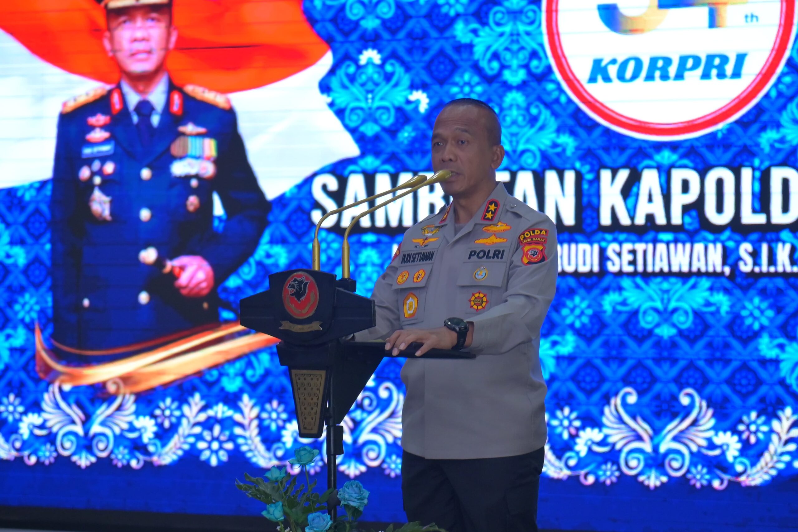 Kapolda Jabar Pimpin Peringatan HUT KORPRI ke-54, Dorong ASN Wujudkan Indonesia Maju 2045