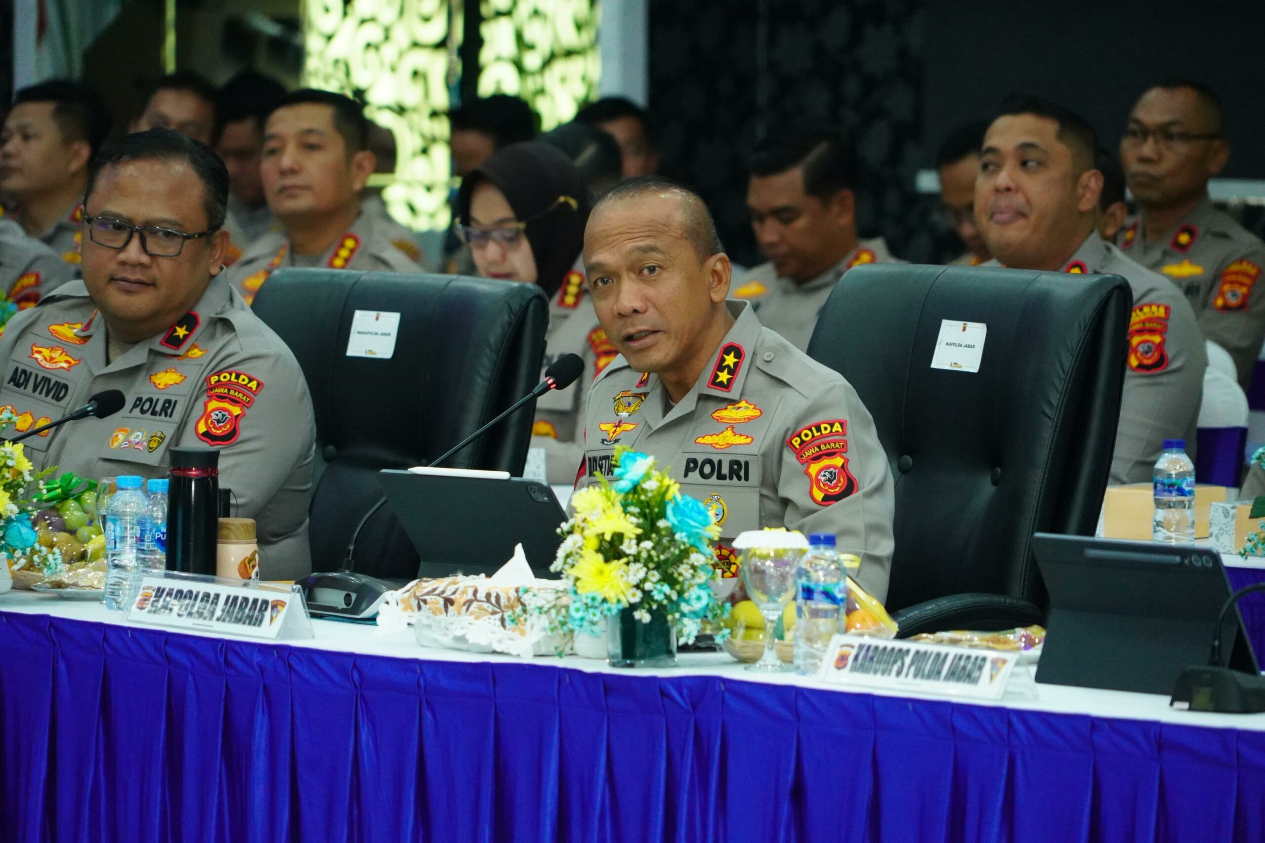 Kapolda Jabar Pimpin Rakor Lintas Sektoral Operasi Lilin Lodaya 2025