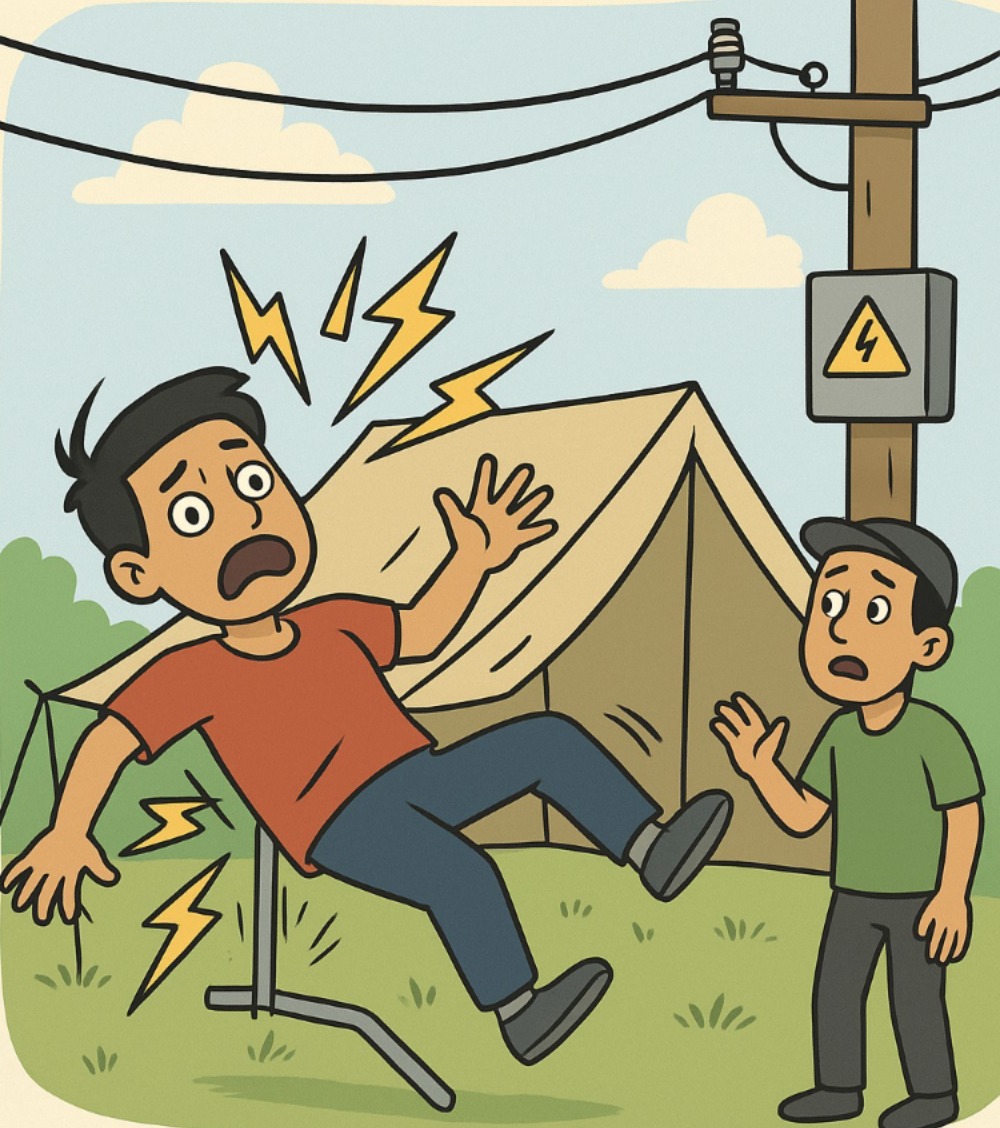 Polsek Malangbong Lakukan Penanganan Kejadian Tersengat Listrik yang Menyebabkan Korban Meninggal Dunia