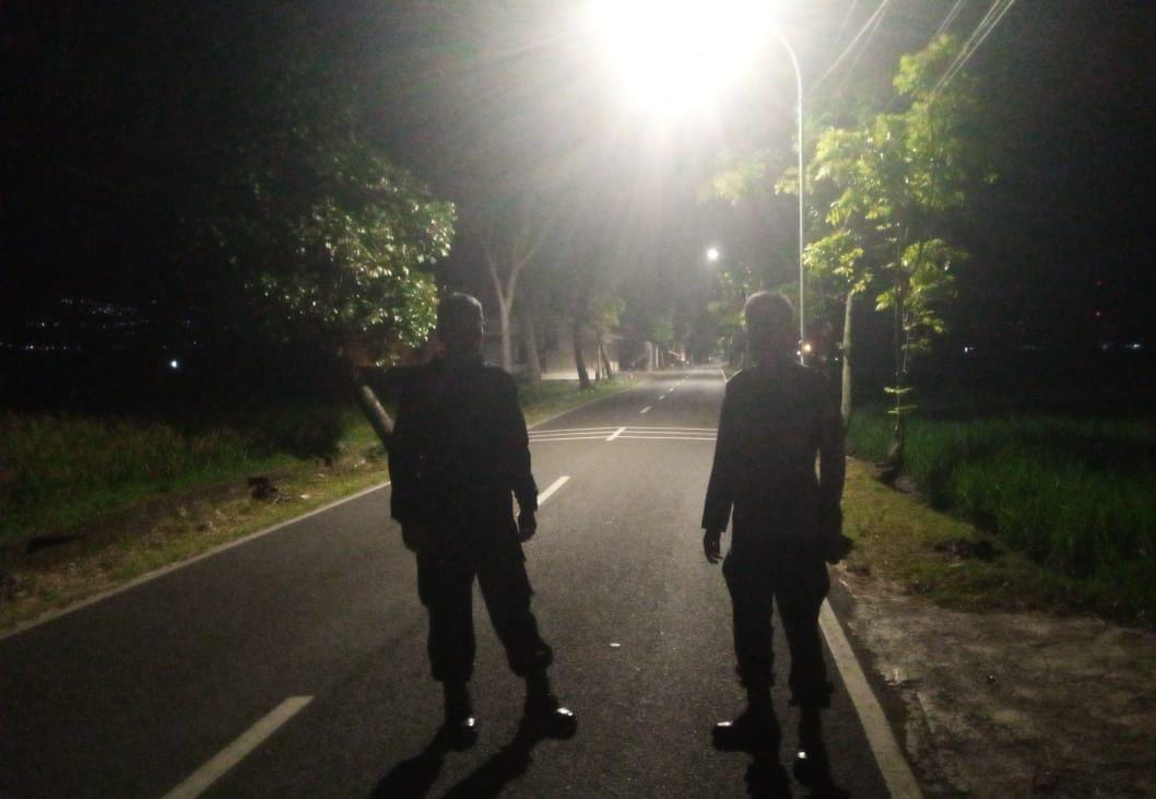 Polsek Wanaraja Bubarkan Balap Liar Dini Hari, Dua Sepeda Motor Diamankan