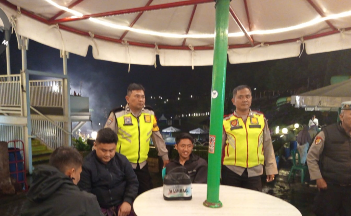 Polsek Pasirwangi Tingkatkan Patroli Malam di Kawasan Wisata