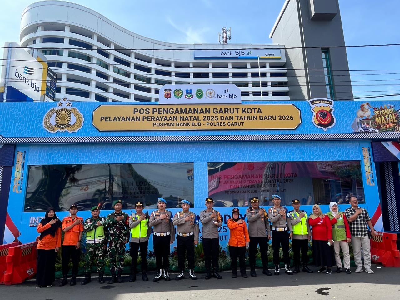 Kapolres Garut Dampingi Tim Biro Provos Div Propam Polri Laksanakan Gaktibplin di Pos Pam BJB