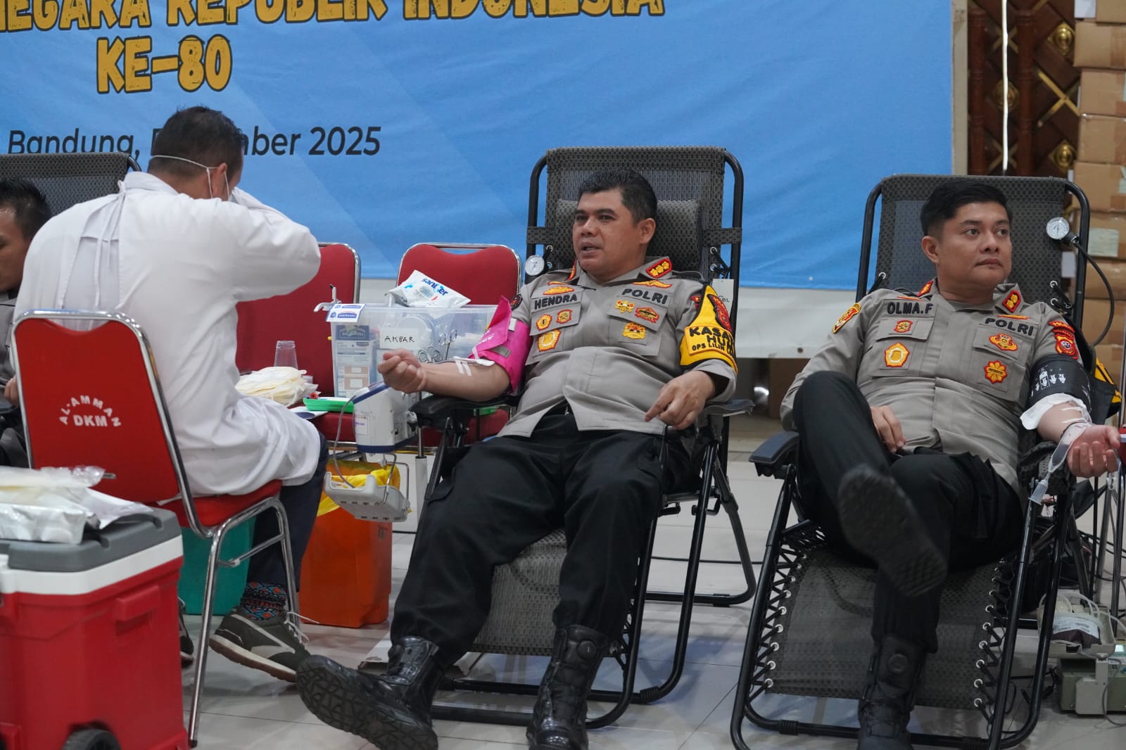 Polda Jabar Gelar Bakti Kesehatan Peringati Hari Jadi Fungsi Intelijen ke-80