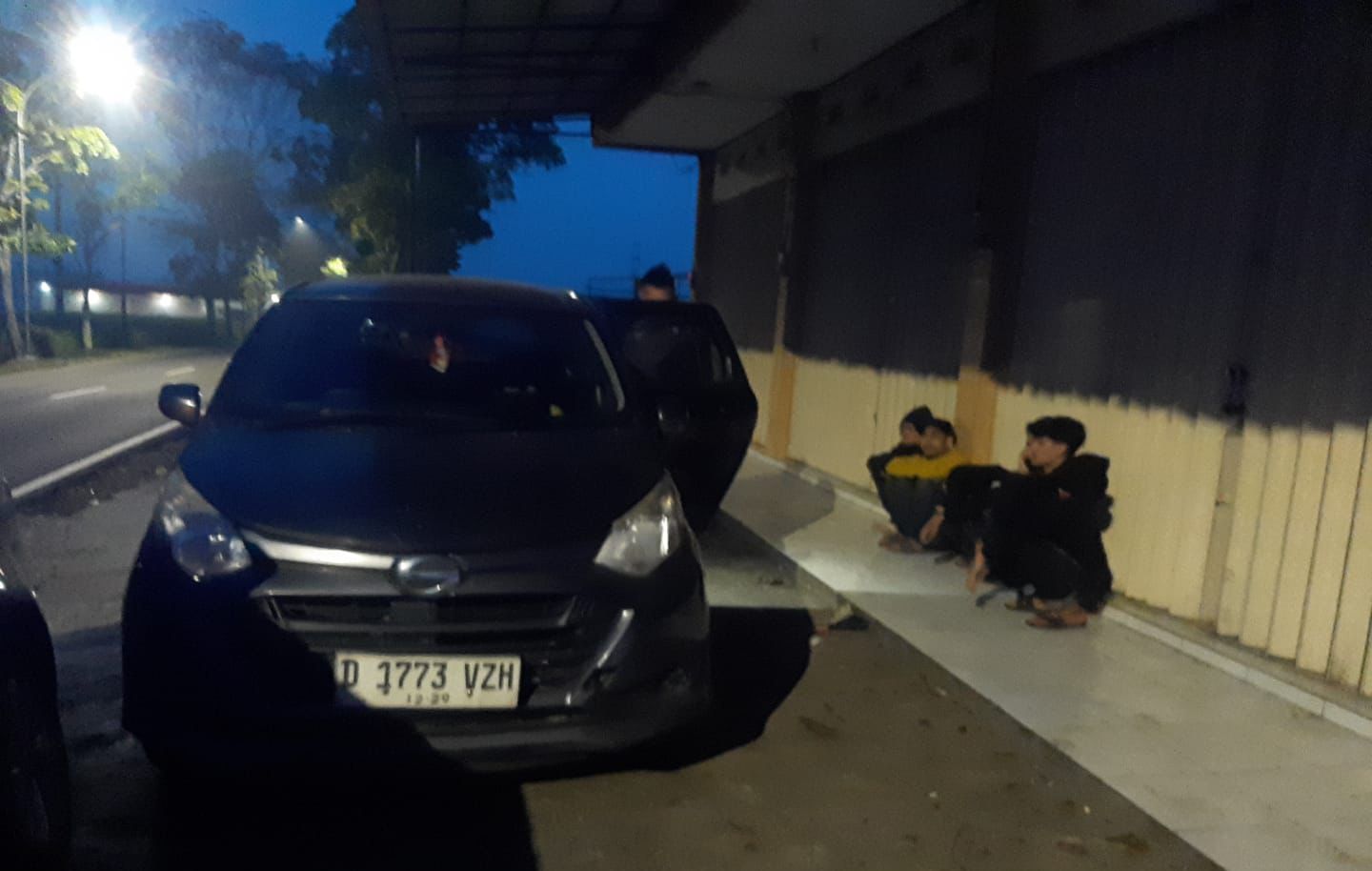 Polsek Wanaraja Amankan Pelaku Balap Liar di Sawah Lega