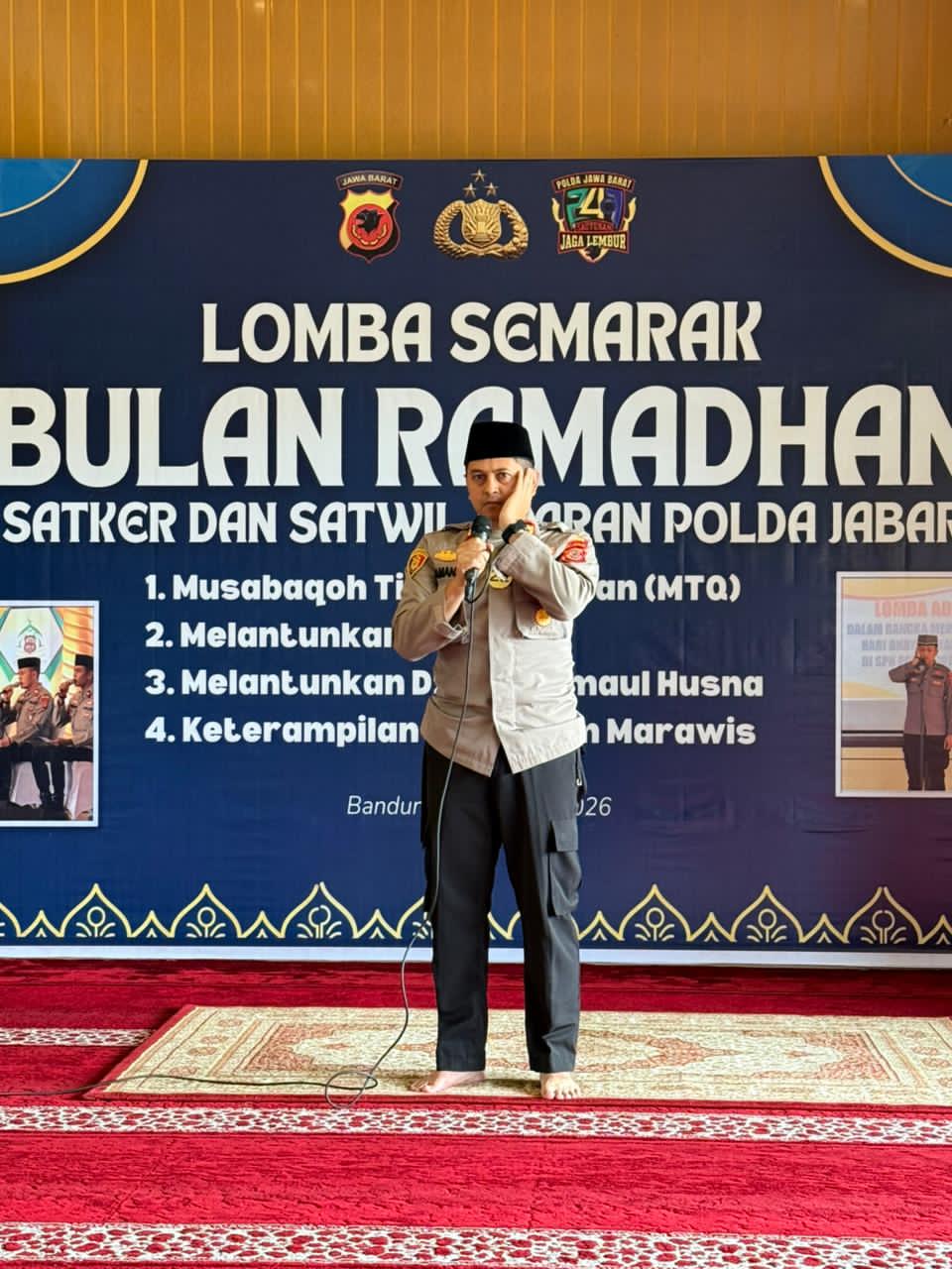 Semarak Ramadhan, Polda Jabar Gelar Lomba Adzan Antar Satker dan Satwil
