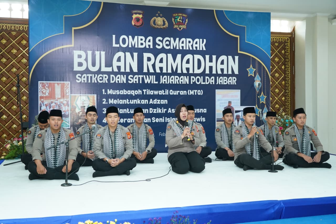 Semarakkan Bulan Suci Ramadhan, Polda Jabar Gelar Lomba Melantunkan Dzikir Asmaul Husna