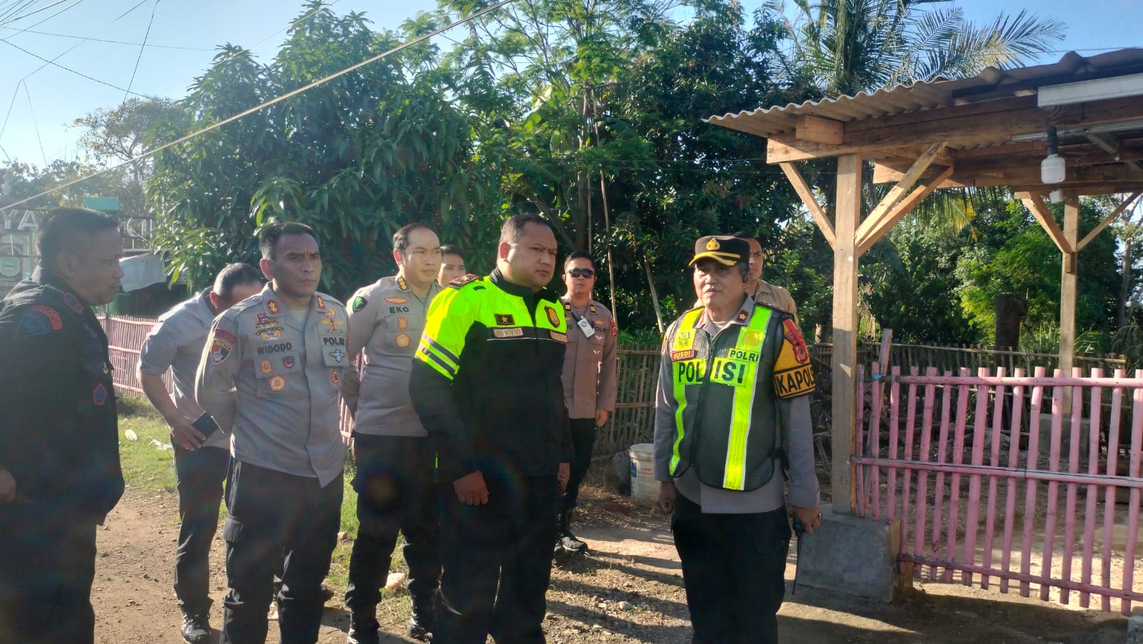 Wakapolda Jabar Monitoring Pos Pam Sewoharjo, Situasi Aman dan Kondusif Wakapolda Jabar Monitoring Pos Pam Sewoharjo, Situasi Aman dan Kondusif