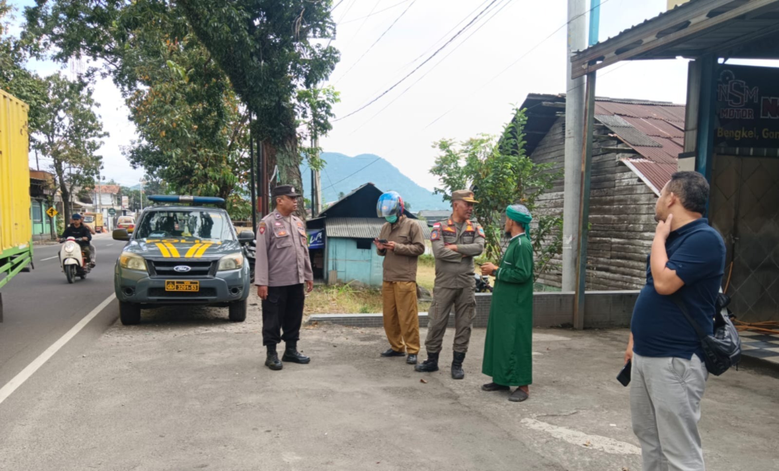 Polsek Kadungora Berikan Himbauan Warung Buka Siang Hari