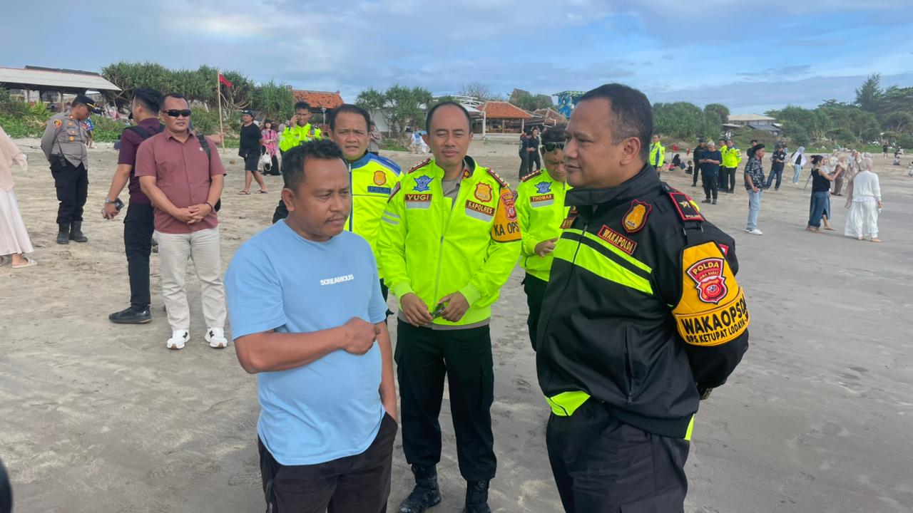 Kapolres Garut Dampingi Wakapolda Jabar Cek Jalur Selatan hingga Patroli Pantai