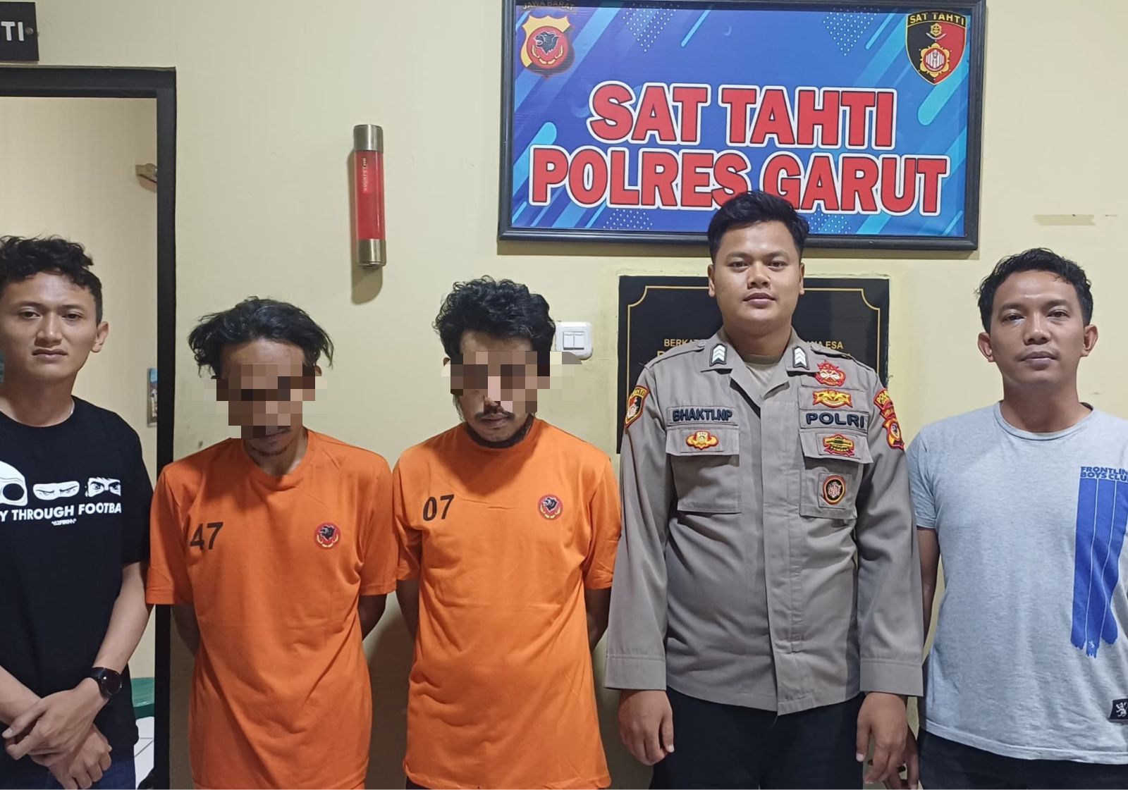 Polisi Tahan Dua Tersangka Dugaan Pengeroyokan di Kecamatan Cisurupan, Aksi diduga dipicu Pengaruh Minuman Keras