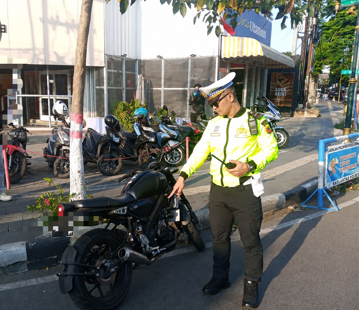 Satlantas Polres Garut Tindak 17 Kendaraan Knalpot Brong