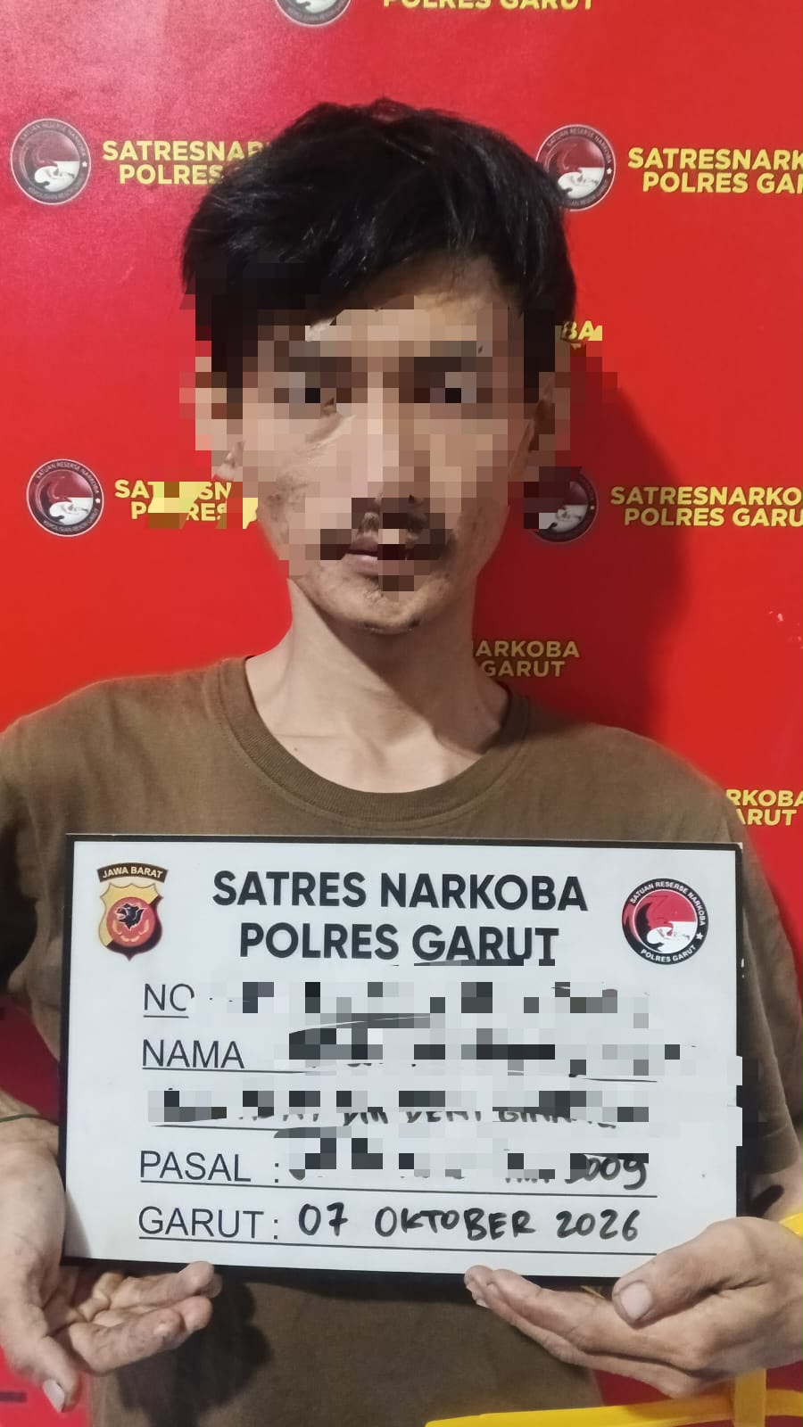 Operasi Antik Lodaya 2026, Satres Narkoba Polres Garut Berhasil Amankan Pelaku dan Barangbukti Sabu