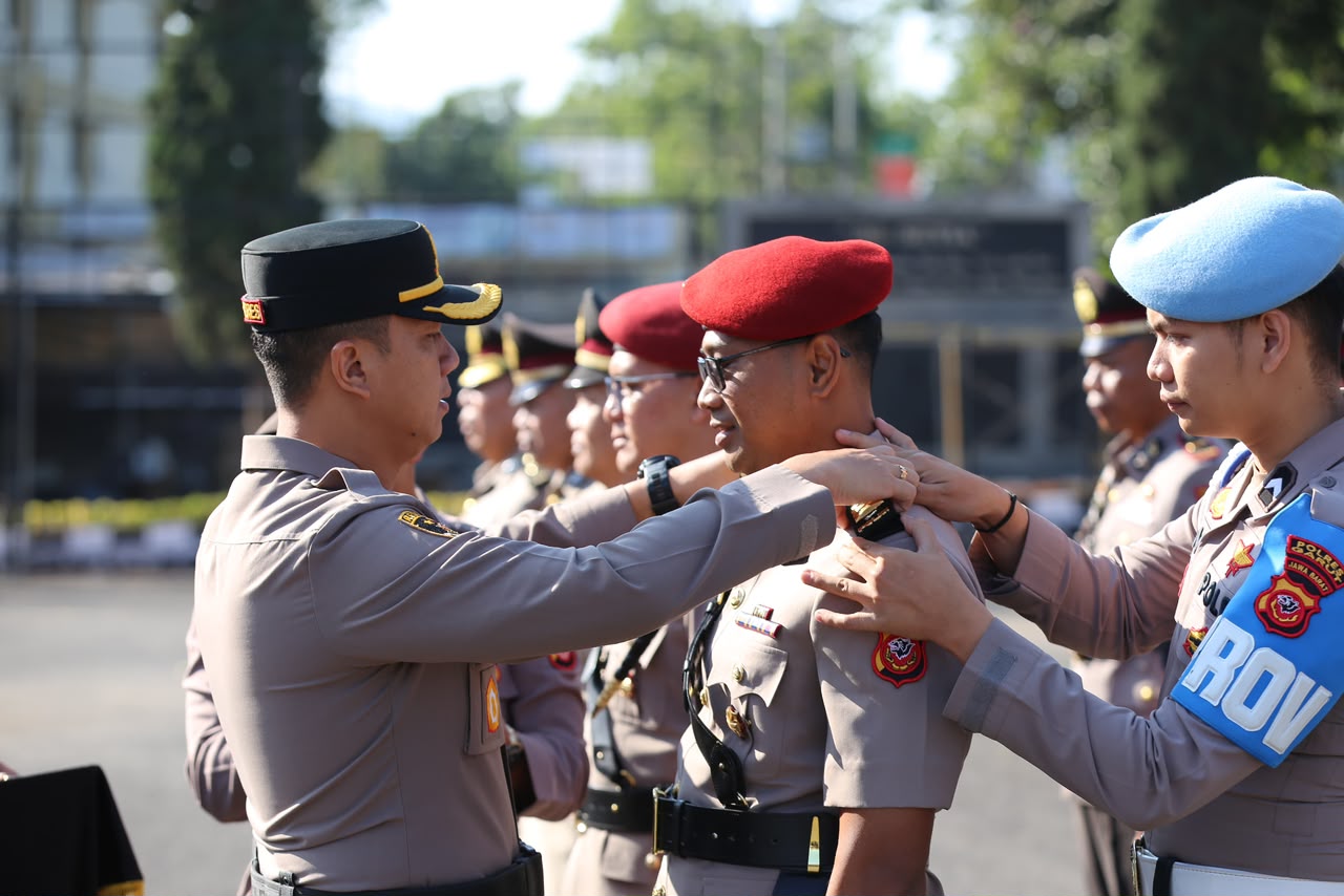 Sejumlah Pejabat Utama Dan Kapolsek Berganti, Kapolres Tekankan Pelayanan Masyarakat